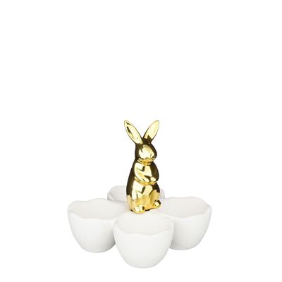 Egg holder rabbit gold