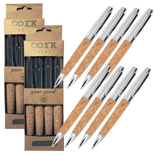 green-goose Kurk Pen | 8 Stuks