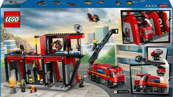 LEGO 60414 - Caserne Et Camion de Pompiers City 2