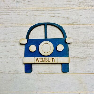 Campervan Personalised Location Magnet