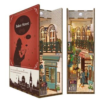 Serre-livres DIY Book Nook Baker Street, Tone-Cheer, TQ108, 18.2x8x24.5 cm 1