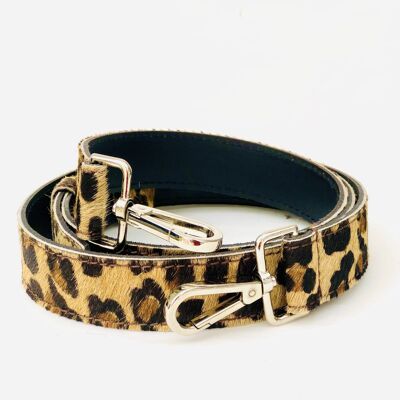 Leopard Hair On Hide Leather Crossbody Bag Replacement Strap