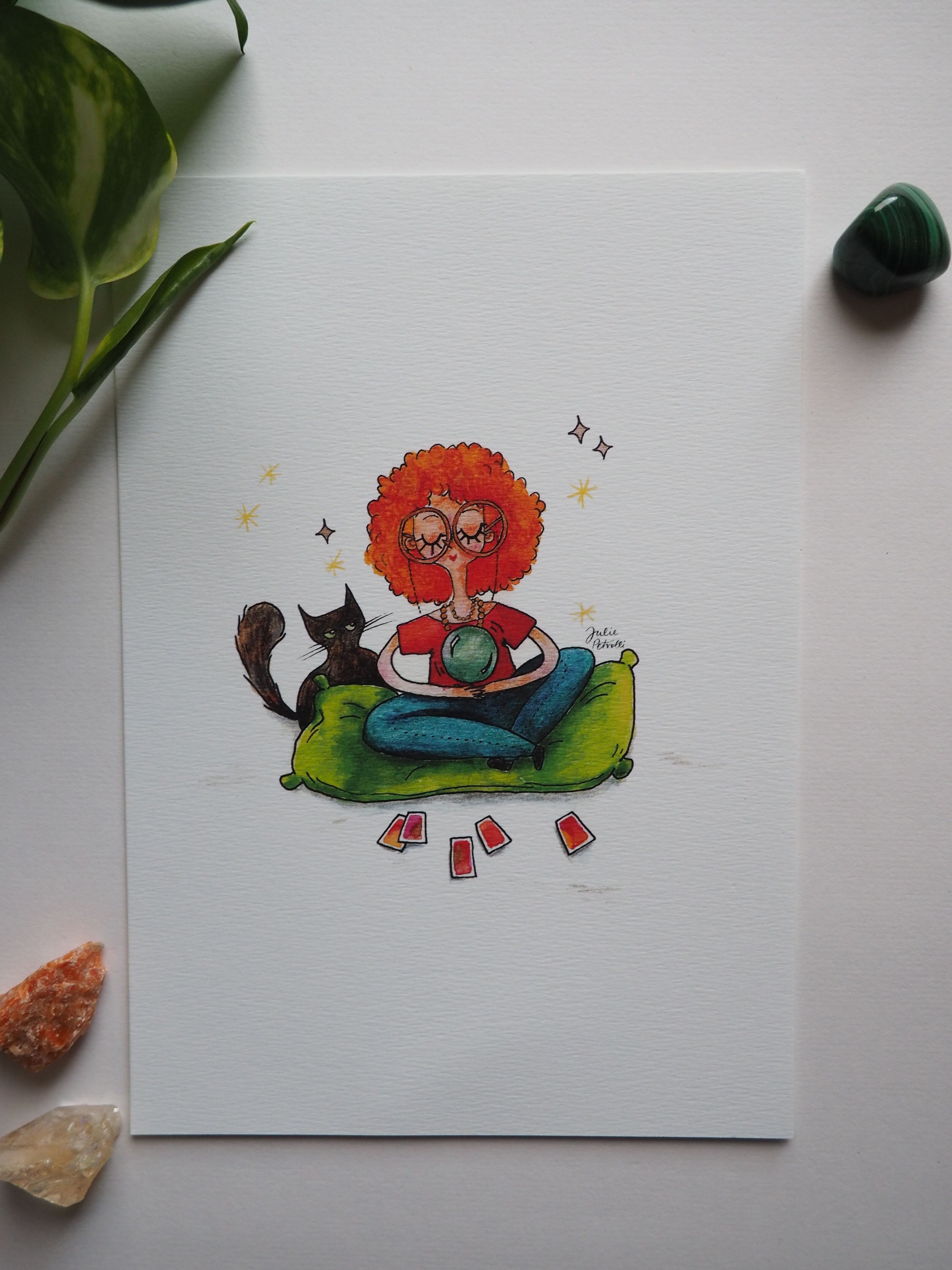 Stampa d'arte A5 - Il chiaroveggente