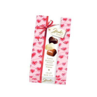 CHOCOLATE HEARTS CASE 100g - Box of 20 cases