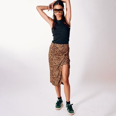 VOGT leopard skirt