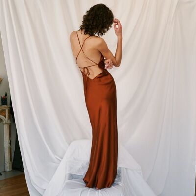 RIDDER long backless dress