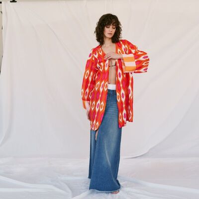 COLISEE printed kimono