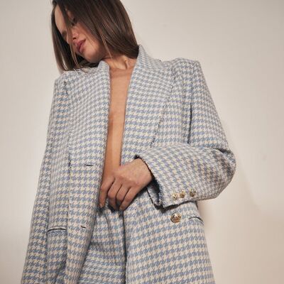 NOLLET houndstooth coat