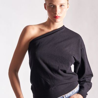 MAZAGRAN one-shoulder sweater