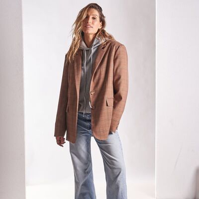 REPOS checked jacket