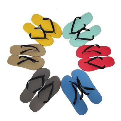 Verschiedene Farben EVA-Flip-Flops für Herren, Größe 44