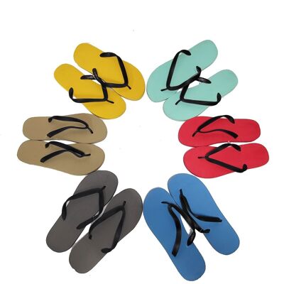 Various colours EVA flip flops for men size 44