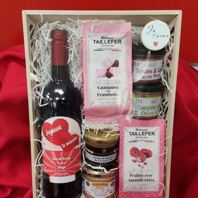 Cadeau Saint Valentin - Coffret gastronomique