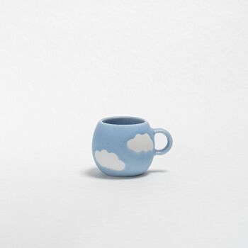Cloud Set 2 Tasses Espresso + 2 Mini Plateau - Collection Cadeaux 3
