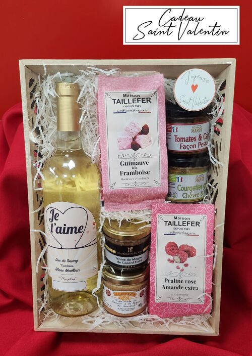 Cadeau Saint Valentin - Coffret gastronomique