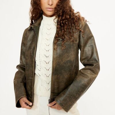 Seville leather jacket