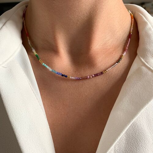 Collieren perles multicolores