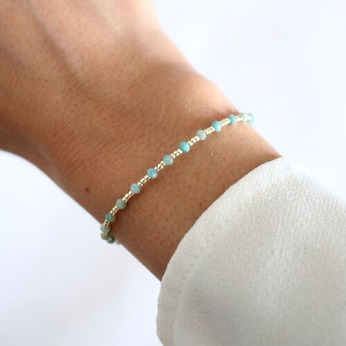 Bracelet femme pierre naturelle Turquoise d'Afrique