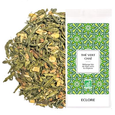 Té verde chai orgánico - Granel 100 g