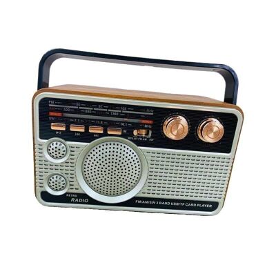 Radio ricaricabile retrò - MD-506-BT - 865061