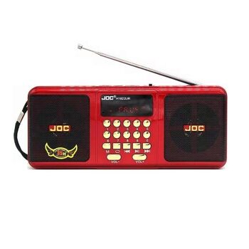 Radio rechargeable - JOC-1822 - 818224 - Rouge