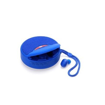 Kabelloser Bluetooth-Lautsprecher mit Kopfhörern – TG-808 – 883808 – Blau