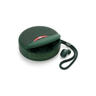 Altavoz Bluetooth inalámbrico con auriculares - TG-808 - 883808 - Verde