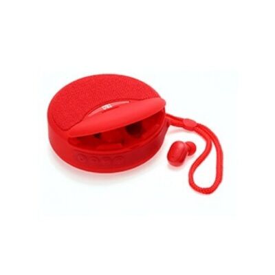 Altoparlante Bluetooth wireless con cuffie - TG-808 - 883808 - Rosso