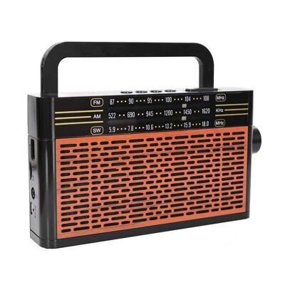 Retro Rechargeable Radio - M8003BT - 180039