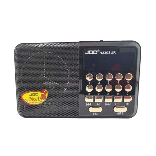 Rechargeable radio - JOC-H330 - 863309 - Black