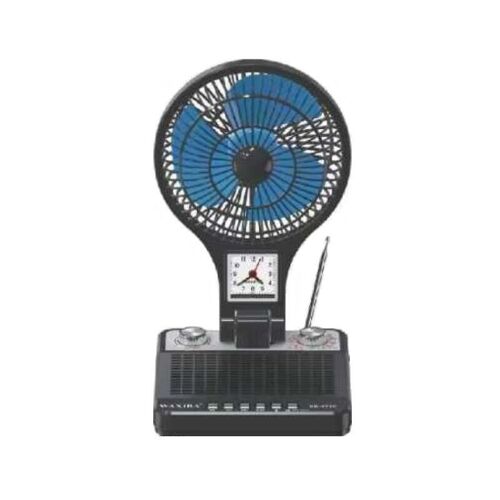 Rechargeable Radio & Fan - XB-973C - 830098 - Black