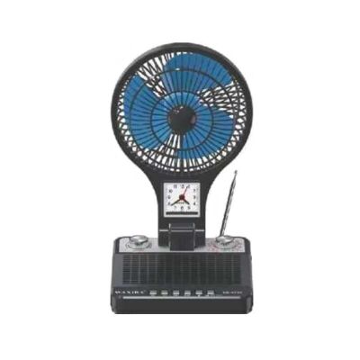 Radio et ventilateur rechargeables - XB-973C - 830098 - Noir