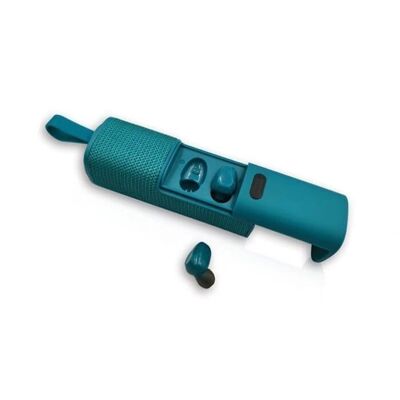 Altavoz Bluetooth inalámbrico con auriculares - TG807 - 883815 - Verde