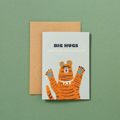 Big Hugs from your faveourite cub Card