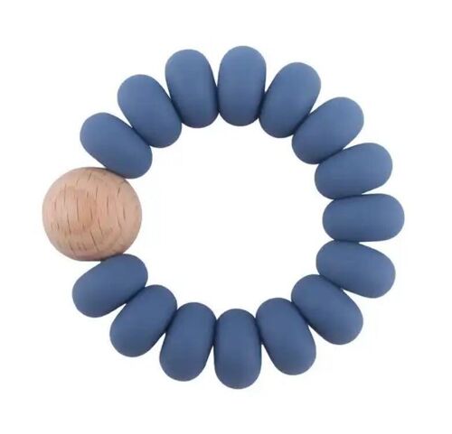 Baby Silicone Teether | Rondo | COBALT