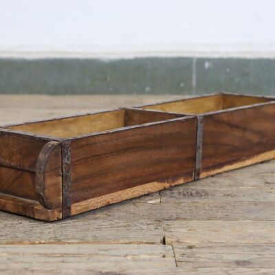 Vintage Wooden Double Brick Mould