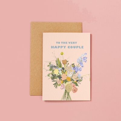 To the Happy Couple - Wedding Card - Greeting Card