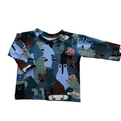 Camiseta Manga Larga Sirio Osos Azules