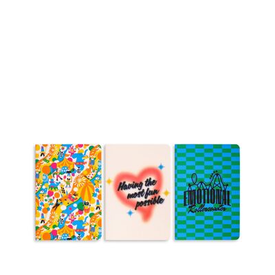 Notebook Set Of 3, Having the most Fun Possible