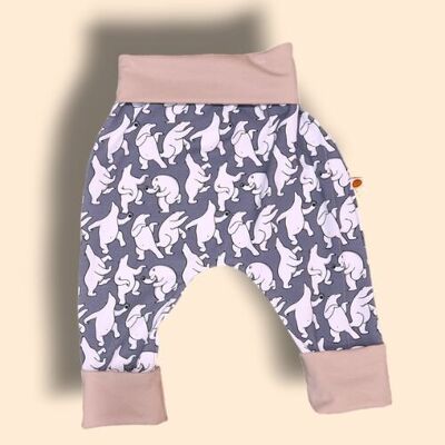 Pantaloni harem evolutivi "Orso Bianco"