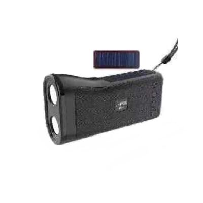 Kabelloser Bluetooth-Lautsprecher mit Solarpanel – P055 – 220552 – Schwarz