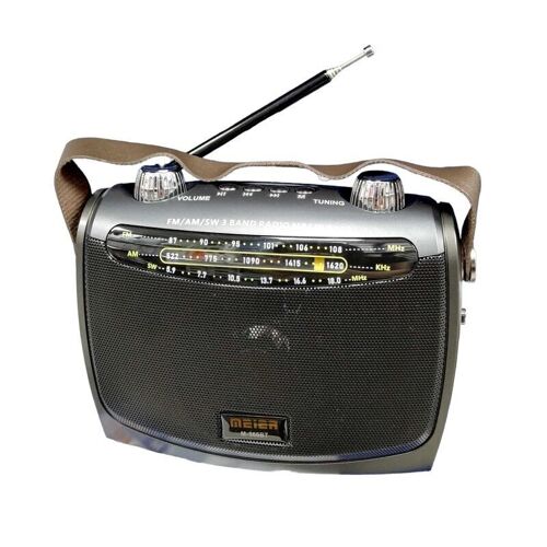 Rechargeable radio - M566 BT - 615665 - Grey