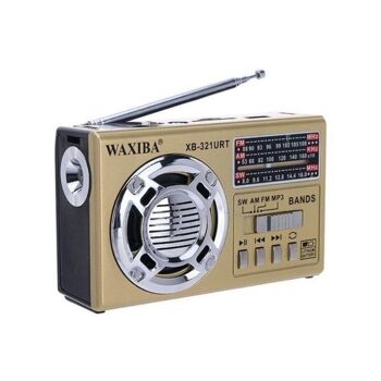Radio rechargeable - XB321URT - 863210 - Or