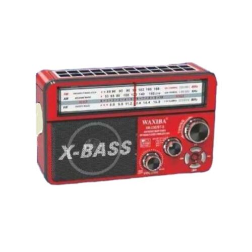 Rechargeable radio with solar panel - XB2302BTS - 023025