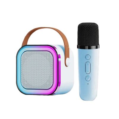 Wireless Bluetooth speaker with Karaoke microphone - K12 - 810279 - Blue