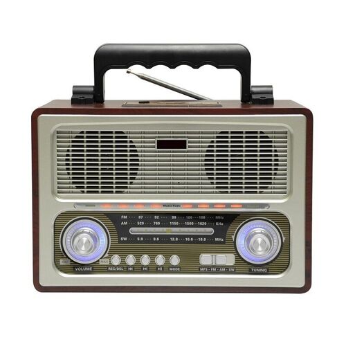 Retro Rechargeable Radio - M1800BT - 654380