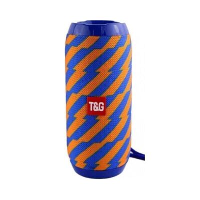 Enceinte Bluetooth sans fil - TG117 - 886793 - Orange/Bleu