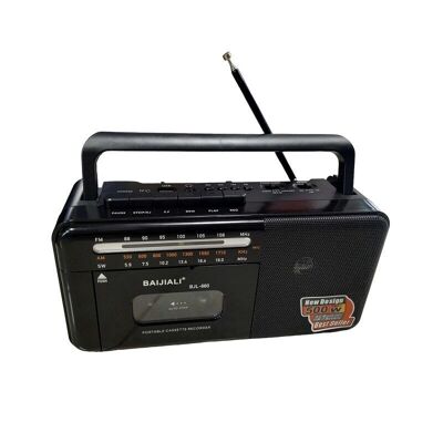 Radio - Lecteur de cassettes – BJL660 - 306603 - Noir