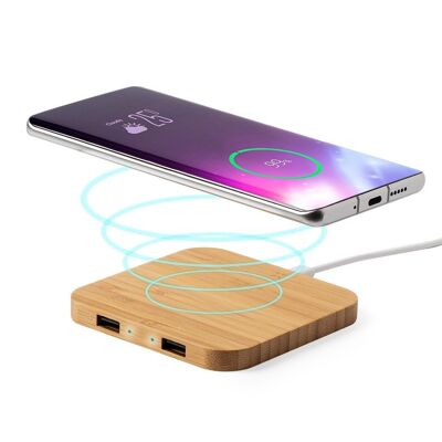 Bamboo induction charger