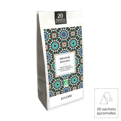 Bio-Kräutertee Royal Mint – 20 kompostierbare Beutel